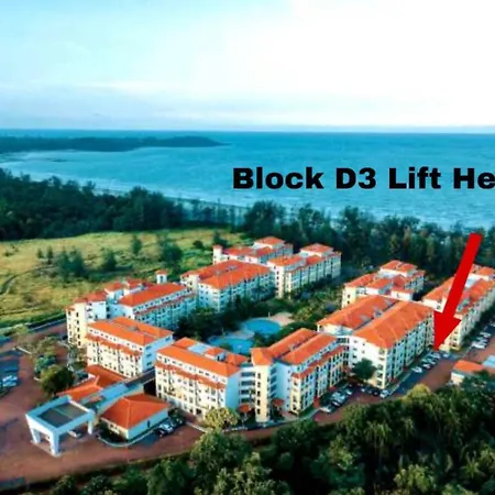 Desaru Beach Family Suite 5G Wifi Netflix D3A13 By De Home Bandar Penawar Exterior photo